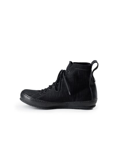 M.A+ Maurizio Amadei S92P2 R JP Men Double Fold High Top Sneaker Herren Shoe Boot Schuh cotton black hide m 3