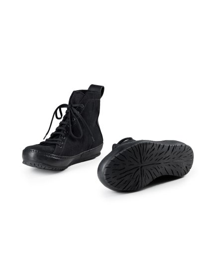 M.A+ Maurizio Amadei S92P2 R JP Men Double Fold High Top Sneaker Herren Shoe Boot Schuh cotton black hide m 7