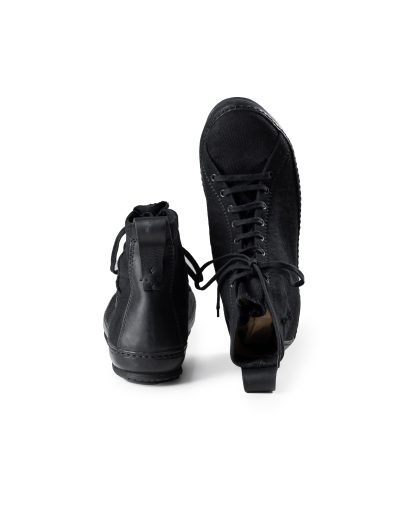 M.A+ Maurizio Amadei S92P2 R JP Men Double Fold High Top Sneaker Herren Shoe Boot Schuh cotton black hide m 8