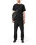 MA+ MACROSS MAURIZIO AMADEI BB1 SY 1.0 Double Strap Cargo Bag Tasche soft cow leather black hide m 5