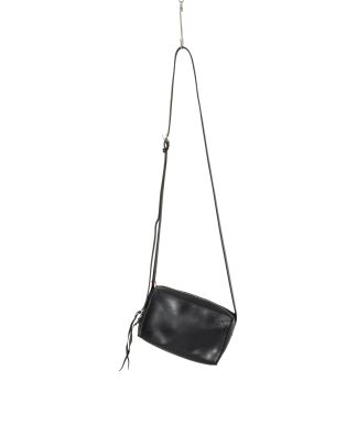 MA+ MACROSS MAURIZIO AMADEI BC21 CU 1.5 Zipped Pochette With Short Strap Tasche horse leather black hide m 1