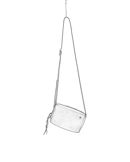 MA+ MACROSS MAURIZIO AMADEI BC21 CU 1.5 Zipped Pochette With Short Strap Tasche horse leather black hide m 2