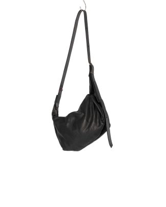 MA+ MACROSS MAURIZIO AMADEI BM22Z SY 1.0 Medium Rectangular Shoulder Bag soft cow leather black hide m 1