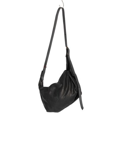 MA+ MACROSS MAURIZIO AMADEI BM22Z SY 1.0 Medium Rectangular Shoulder Bag soft cow leather black hide m 1