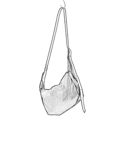 MA+ MACROSS MAURIZIO AMADEI BM22Z SY 1.0 Medium Rectangular Shoulder Bag soft cow leather black hide m 2