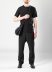 MA+ MACROSS MAURIZIO AMADEI BM22Z SY 1.0 Medium Rectangular Shoulder Bag soft cow leather black hide m 4