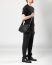 MA+ MACROSS MAURIZIO AMADEI BM22Z SY 1.0 Medium Rectangular Shoulder Bag soft cow leather black hide m 5