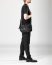 MA+ MACROSS MAURIZIO AMADEI BM22Z SY 1.0 Medium Rectangular Shoulder Bag soft cow leather black hide m 6