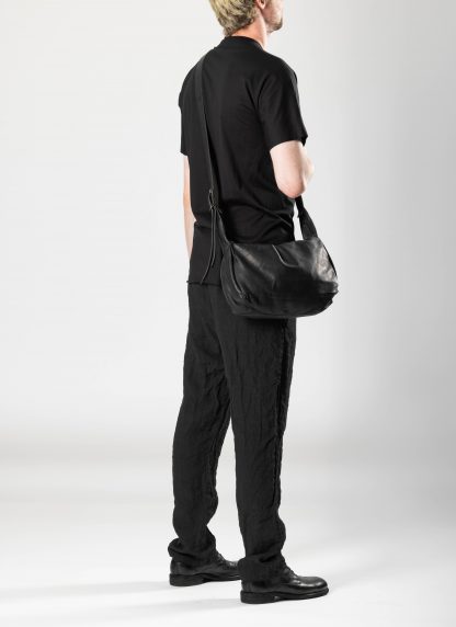 MA+ MACROSS MAURIZIO AMADEI BM22Z SY 1.0 Medium Rectangular Shoulder Bag soft cow leather black hide m 7