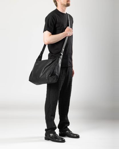 MA+ MACROSS MAURIZIO AMADEI BM30Z CUF 1.0 Large Rectangular Shoulder Bag Tasche men women horse leather black hide m 6