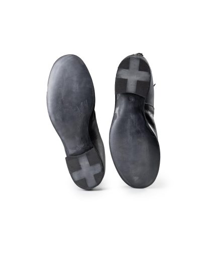 MA+ MACROSS Maurizio Amadei S1B2Z VA1.5 Men Short Back Zipper Boot With Laces Herren Schuh Shoe Stiefel cow leather vachetta black hide m 10