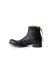 MA+ MACROSS Maurizio Amadei S1B2Z VA1.5 Men Short Back Zipper Boot With Laces Herren Schuh Shoe Stiefel cow leather vachetta black hide m 5