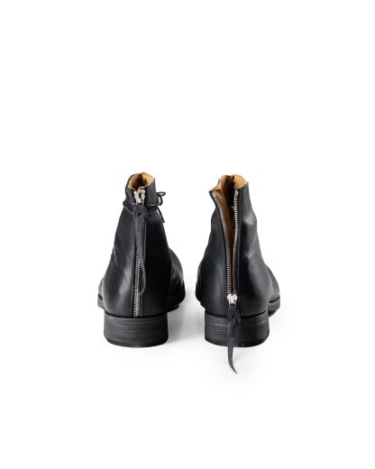 MA+ MACROSS Maurizio Amadei S1B2Z VA1.5 Men Short Back Zipper Boot With Laces Herren Schuh Shoe Stiefel cow leather vachetta black hide m 7