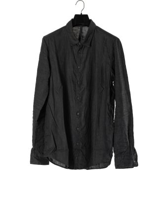 POEME BOHEMIEN SH 01 T 202 99 Men Regular Fit Shirt Herren Hemd leinen linen black hide m 1