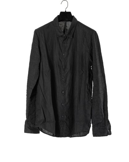 POEME BOHEMIEN SH 01 T 202 99 Men Regular Fit Shirt Herren Hemd leinen linen black hide m 1