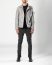LEON EMANUEL BLANCK DIS M WS 01 Men Distortion Workers Jacket Herren Jacke cotton canvas light grey black hide m 3