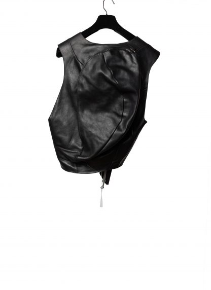 LEON EMANUEL BLANCK DIS M:W EGGBAG 01 Distortion Egg Backpack Rucksack horse leather black hide m 1