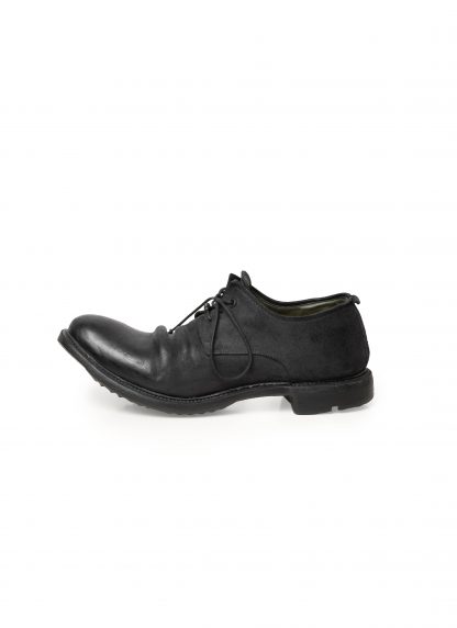 LAYER 0 1.5 H7 Men Derby Shoe Herren Schuh goodyear rubber sole horse cordovan rev black hide m 3