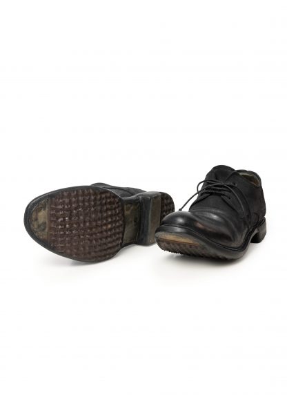 LAYER 0 1.5 H7 Men Derby Shoe Herren Schuh goodyear rubber sole horse cordovan rev black hide m 6