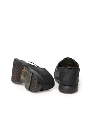 LAYER 0 1.5 H7 Men Derby Shoe Herren Schuh goodyear rubber sole horse cordovan rev black hide m 7