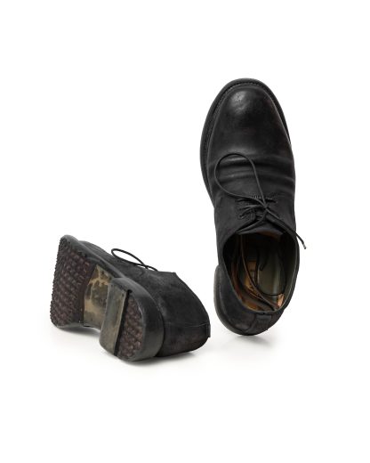 LAYER 0 1.5 H7 Men Derby Shoe Herren Schuh goodyear rubber sole horse cordovan rev black hide m 8