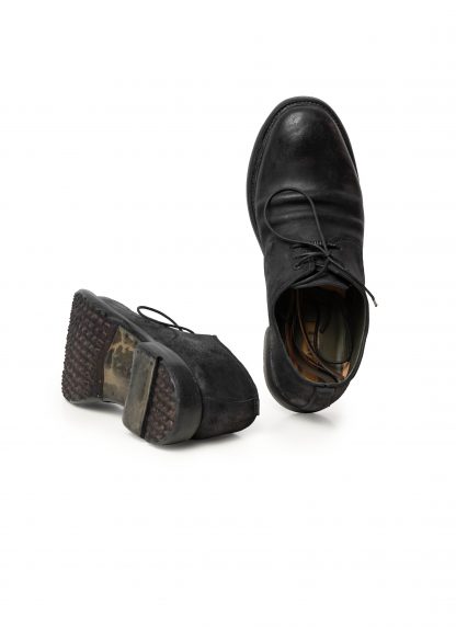 LAYER 0 1.5 H7 Men Derby Shoe Herren Schuh goodyear rubber sole horse cordovan rev black hide m 8