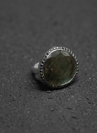 ROSA MARIA FIDJI V S ST DIA BLK 1R GRN RQTZ Ring Jewellery Jewelry Schmuck 925 Sterling Silver Black Diamonds Green Rutilated Quartz hide m 1