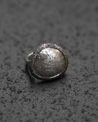 ROSA MARIA FIDJI VP S ST S DIX CO 2R Ring Jewellery Jewelry Schmuck 925 Sterling Silver Cognac Diamonds hide m 1