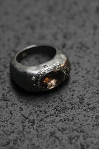 ROSA MARIA PADMA ST DIA IG SQTZ Ring Jewellery Jewelry Schmuck 925 Sterling Silver Ice Grey Diamonds Smoky Quartz hide m 1