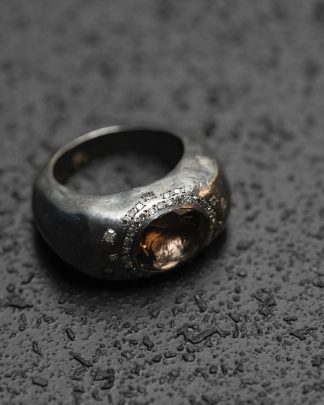 ROSA MARIA PADMA ST DIA IG SQTZ Ring Jewellery Jewelry Schmuck 925 Sterling Silver Ice Grey Diamonds Smoky Quartz hide m 1