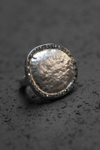 ROSA MARIA ROBERTA VP S ST C1 1:2 S DIX CO Ring Jewellery Jewelry Schmuck 925 Sterling Silver Cognac Diamonds hide m 1