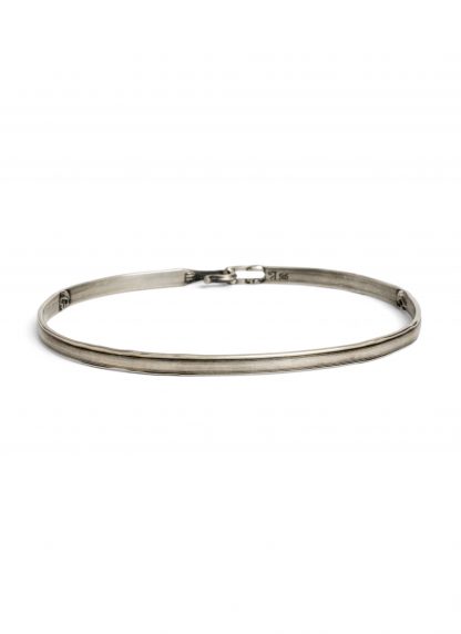 WERKSTATT MUNCHEN M2640 bangle hook skull bracelet armband 925 sterling silver hide m 11