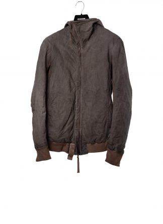 BORIS BIDJAN SABERI ZIPPER22.1 FMM20053 men kangaroo leather jacket herren leder jacke carbon grey hide m 1