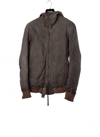 BORIS BIDJAN SABERI ZIPPER22.1 FMM20053 men kangaroo leather jacket herren leder jacke carbon grey hide m 1