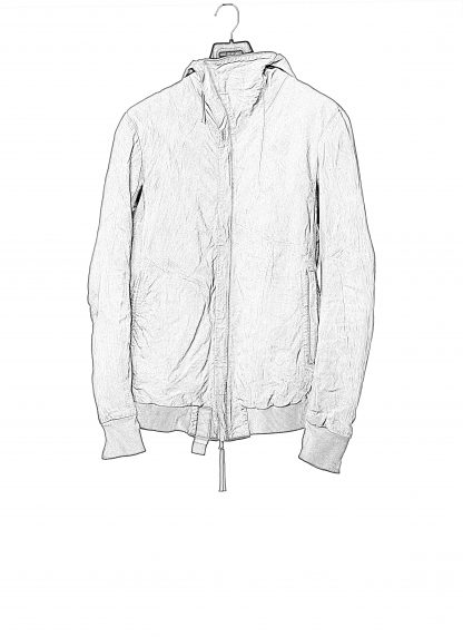 BORIS BIDJAN SABERI ZIPPER22.1 FMM20053 men kangaroo leather jacket herren leder jacke carbon grey hide m 2