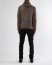 BORIS BIDJAN SABERI ZIPPER22.1 FMM20053 men kangaroo leather jacket herren leder jacke carbon grey hide m 9