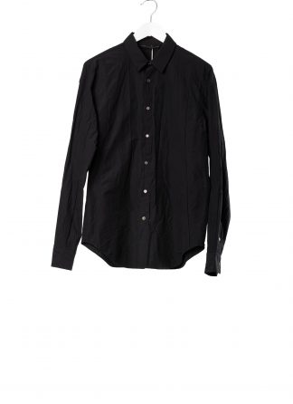 FORME D’EXPRESSION US038 FC7B Men Slim Sutured Shirt Herren Hemd cotton black hide m 1
