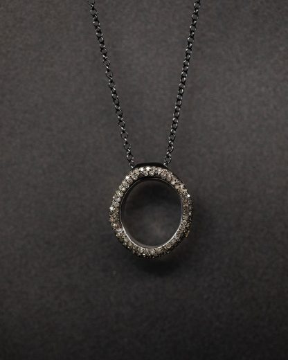 ROSA MARIA PE OLYMPE V S ST DIA CO 2R Necklace Jewellery Jewelry Schmuck 925 Sterling Silver Gognac Diamonds hide m 1