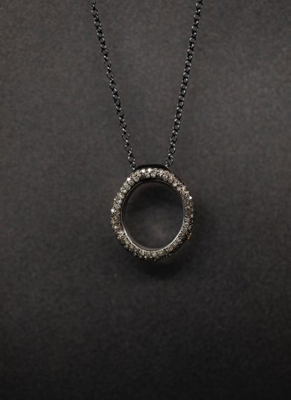 ROSA MARIA PE OLYMPE V S ST DIA CO 2R Necklace Jewellery Jewelry Schmuck 925 Sterling Silver Gognac Diamonds hide m 1