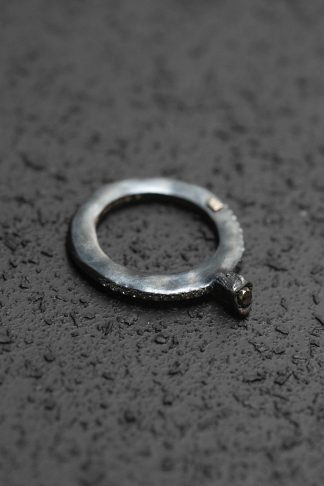 ROSA MARIA WITA ST DIA IG BLK Ring Jewellery Jewelry Schmuck 925 Sterling Silver Icy Grey Diamonds Black Diamond hide m 1