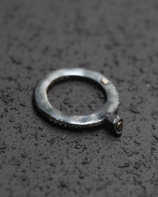 ROSA MARIA WITA ST DIA IG BLK Ring Jewellery Jewelry Schmuck 925 Sterling Silver Icy Grey Diamonds Black Diamond hide m 1