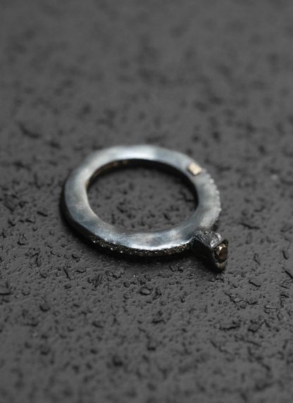 ROSA MARIA WITA ST DIA IG BLK Ring Jewellery Jewelry Schmuck 925 Sterling Silver Icy Grey Diamonds Black Diamond hide m 1