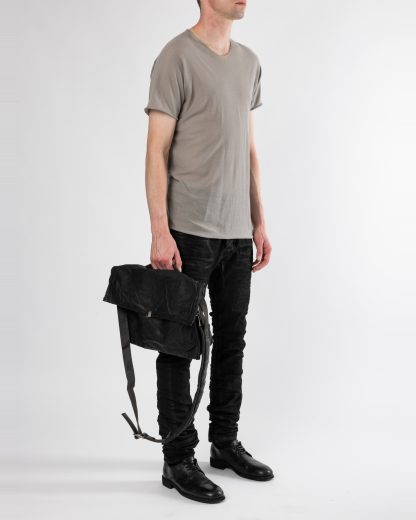 Taichi Murakami Others Messenger Bag Tasche kangaroo leather exclusively full black hide m 11