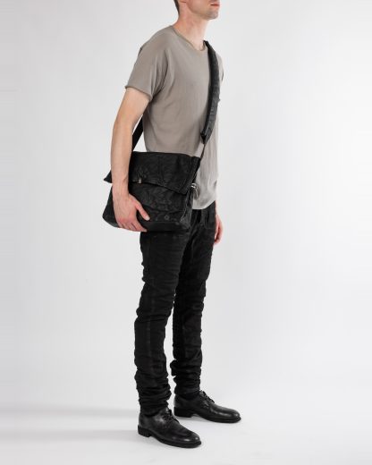 Taichi Murakami Others Messenger Bag Tasche kangaroo leather exclusively full black hide m 5