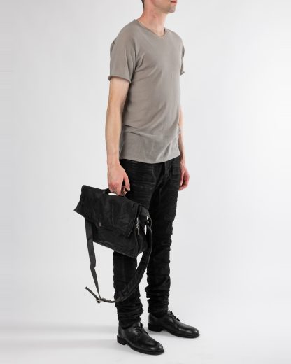 Taichi Murakami Others Messenger Bag Tasche kangaroo leather exclusively full black hide m 9