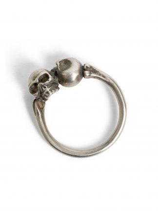 Werkstatt Munchen M1928 Ring Two Skulls jewellery jewelry schmuck 925 sterling silver hide m 1