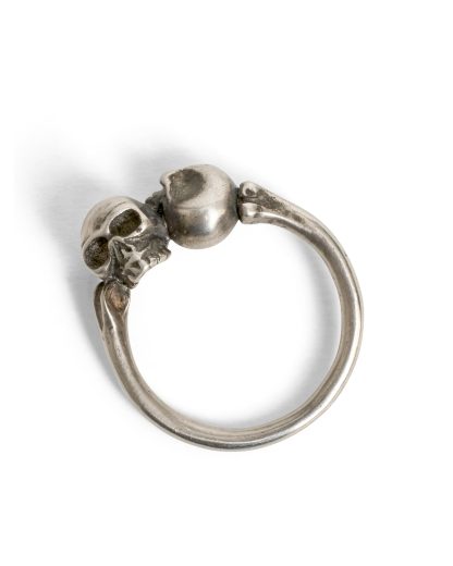 Werkstatt Munchen M1928 Ring Two Skulls jewellery jewelry schmuck 925 sterling silver hide m 1