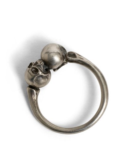 Werkstatt Munchen M1928 Ring Two Skulls jewellery jewelry schmuck 925 sterling silver hide m 2