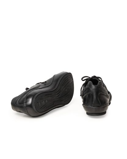 EMATYTE TRITON Men Low Top Sneaker Herren Schuh Shoe waxed kangaroo leather black hide m 6