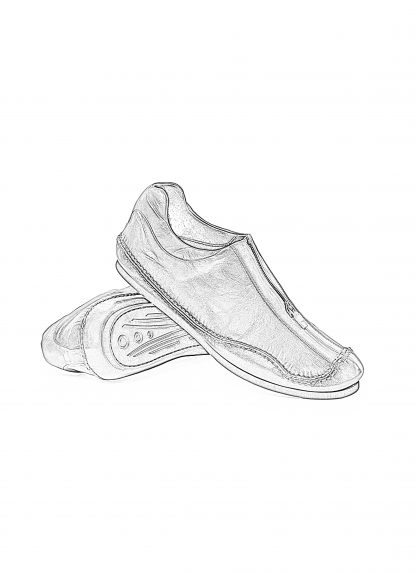 EMATYTE TRITON Z03 Men Low Top Zip Sneaker Herren Schuh Shoe waxed kangaroo leather black hide m 2